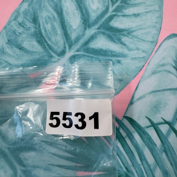 Sunday Swagger Pink Blue Tropical AOP Golf Polo Size XL Mint - Picture 6 of 6